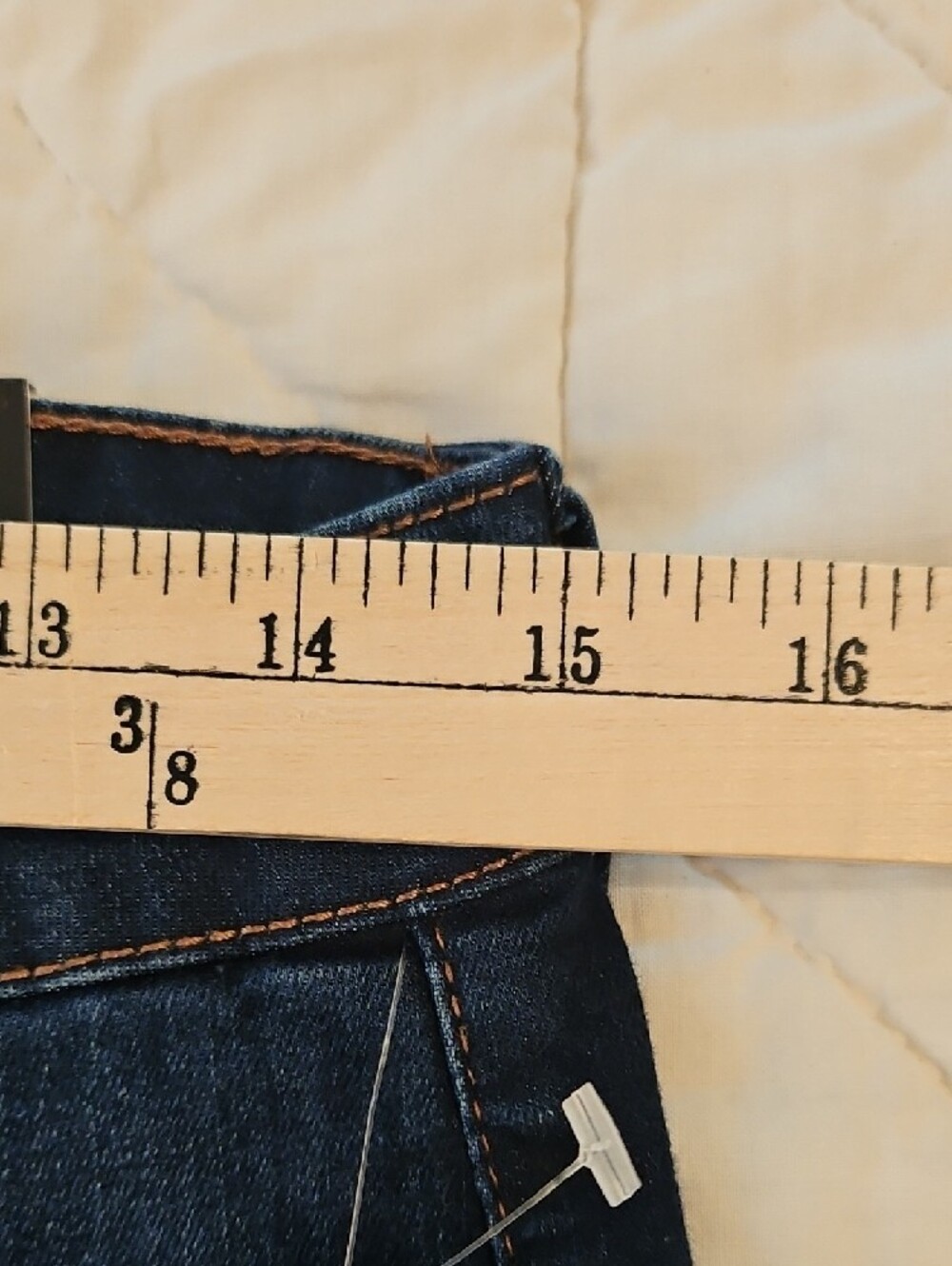 Rachel Roy -4 Button Fly -High Rise Flare Jeans- Size 12/31 - Picture 3 of 10